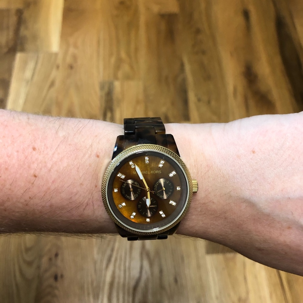 Michael Kors Tortoise Watch